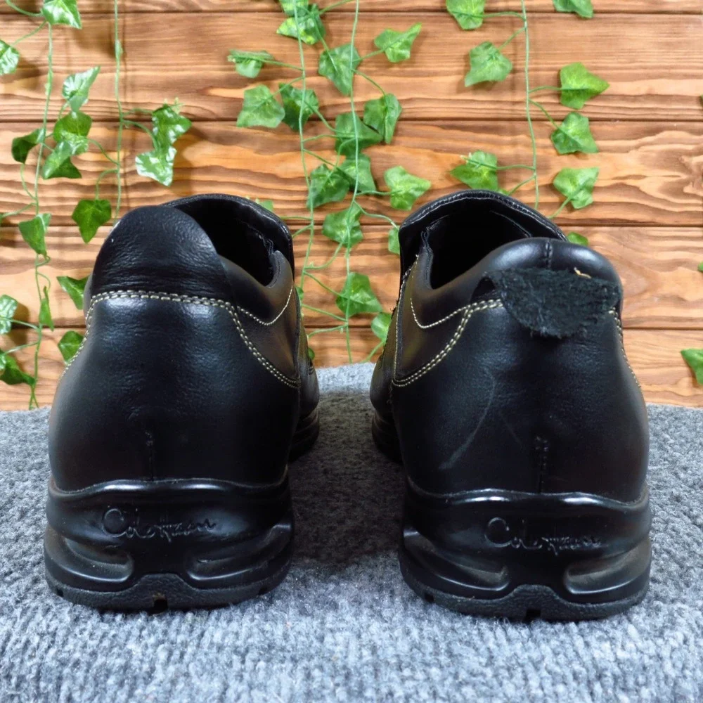 Cole‎ Haan C06505 Mens NikeAir Loafers Size 9 Wide Dress Casual Black Leather